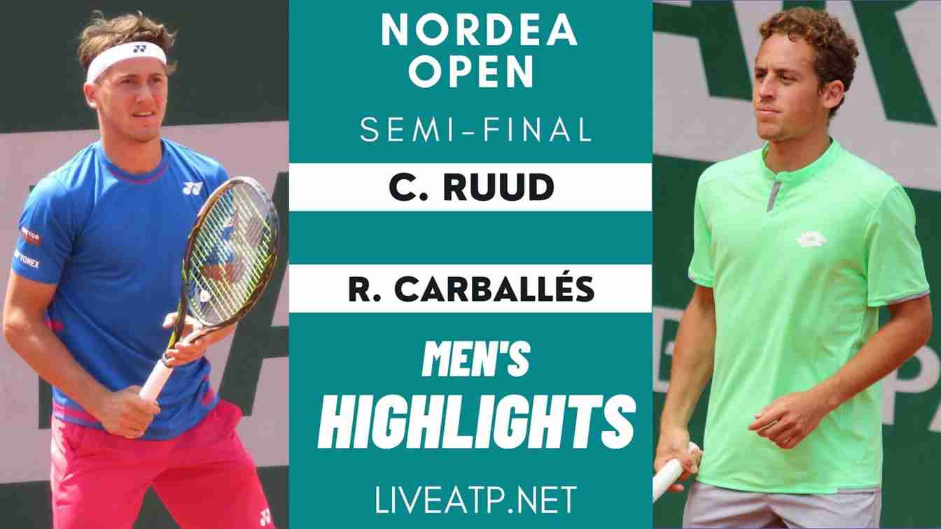 Nordea Open Semi Final 1 Highlights 2021 ATP
