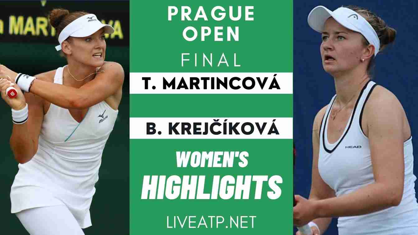 Prague Open Final Highlights 2021 WTA