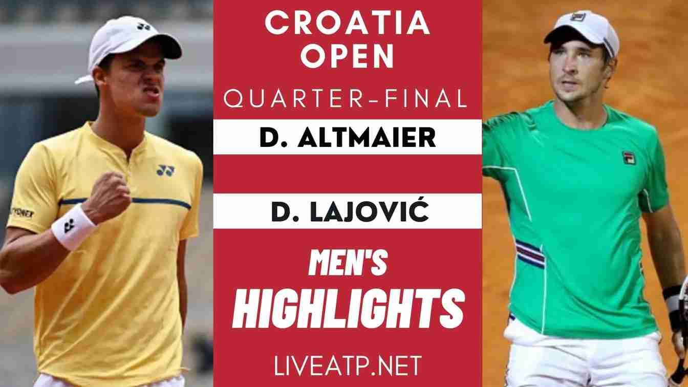 Croatia Open Quarter Final 2 Highlights 2021 ATP