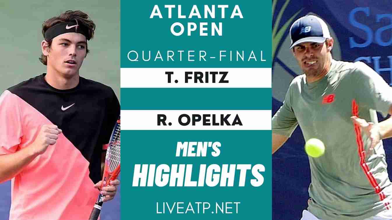 Atlanta Open Quarter Final 1 Highlights 2021 ATP