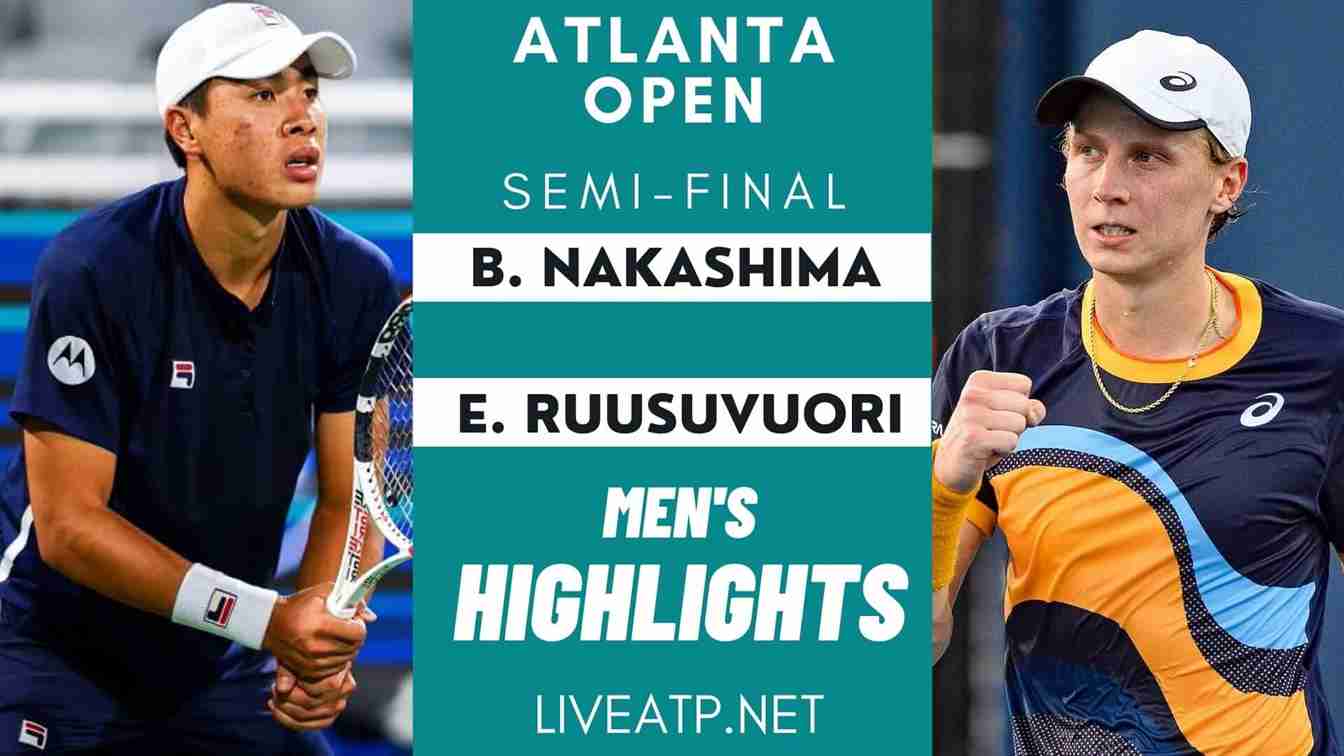 Atlanta Open Semi Final 2 Highlights 2021 ATP