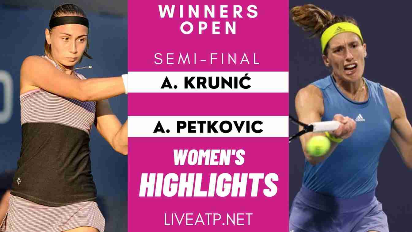 Winners Open Semi Final 1 Highlights 2021 WTA