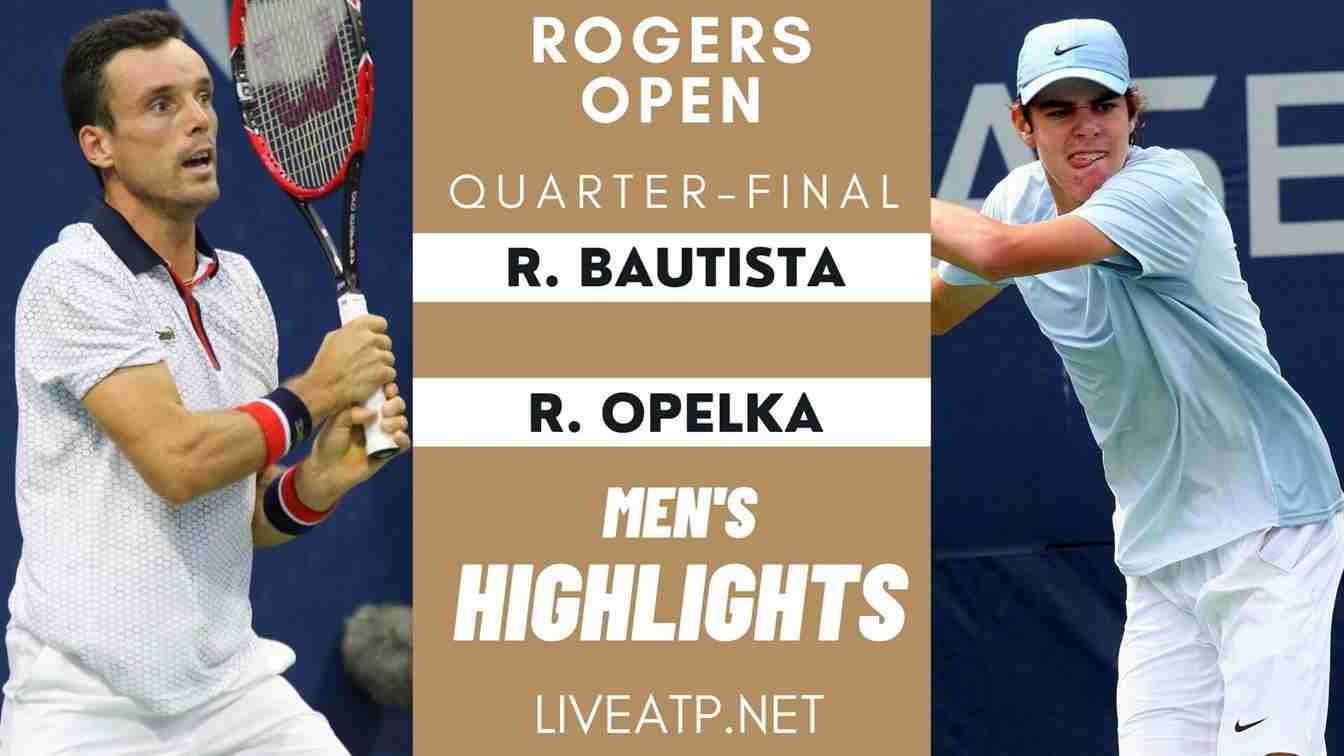 Rogers Open Quarter Final 1 Highlights 2021 ATP