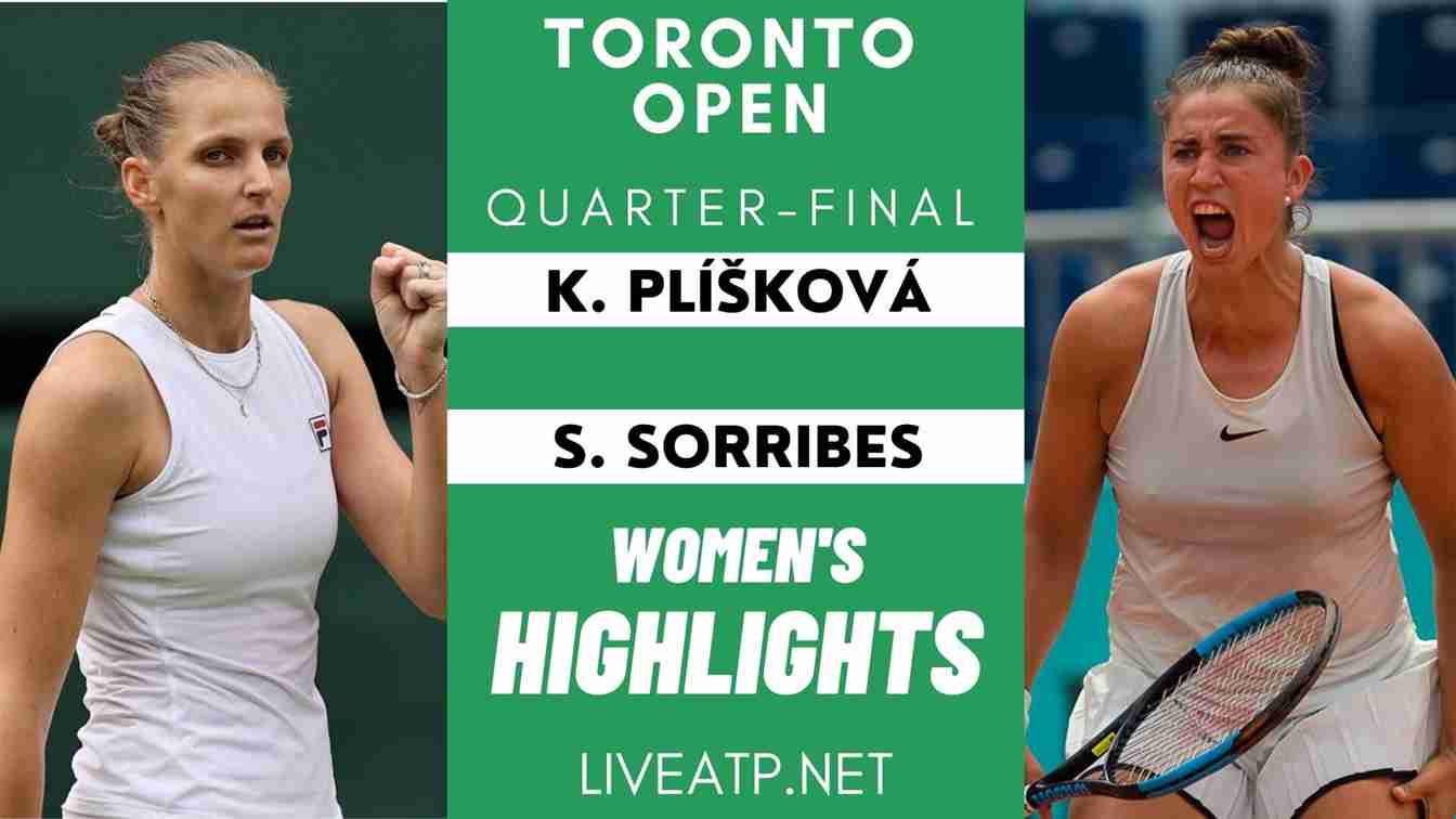 Toronto Open Quarter Final 1 Highlights 2021 WTA