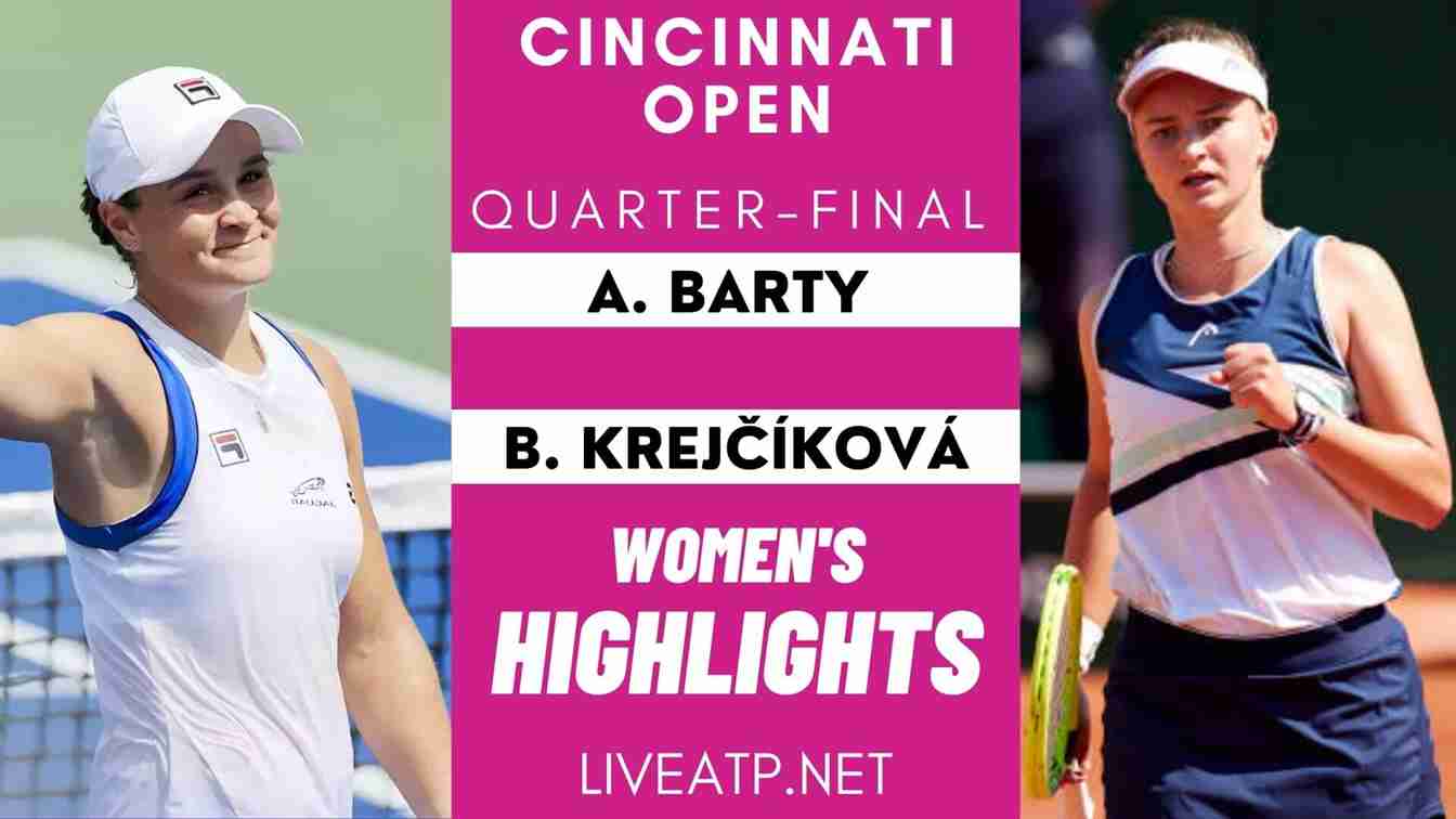 Cincinnati Open Quarter Final 2 Highlights 2021 WTA