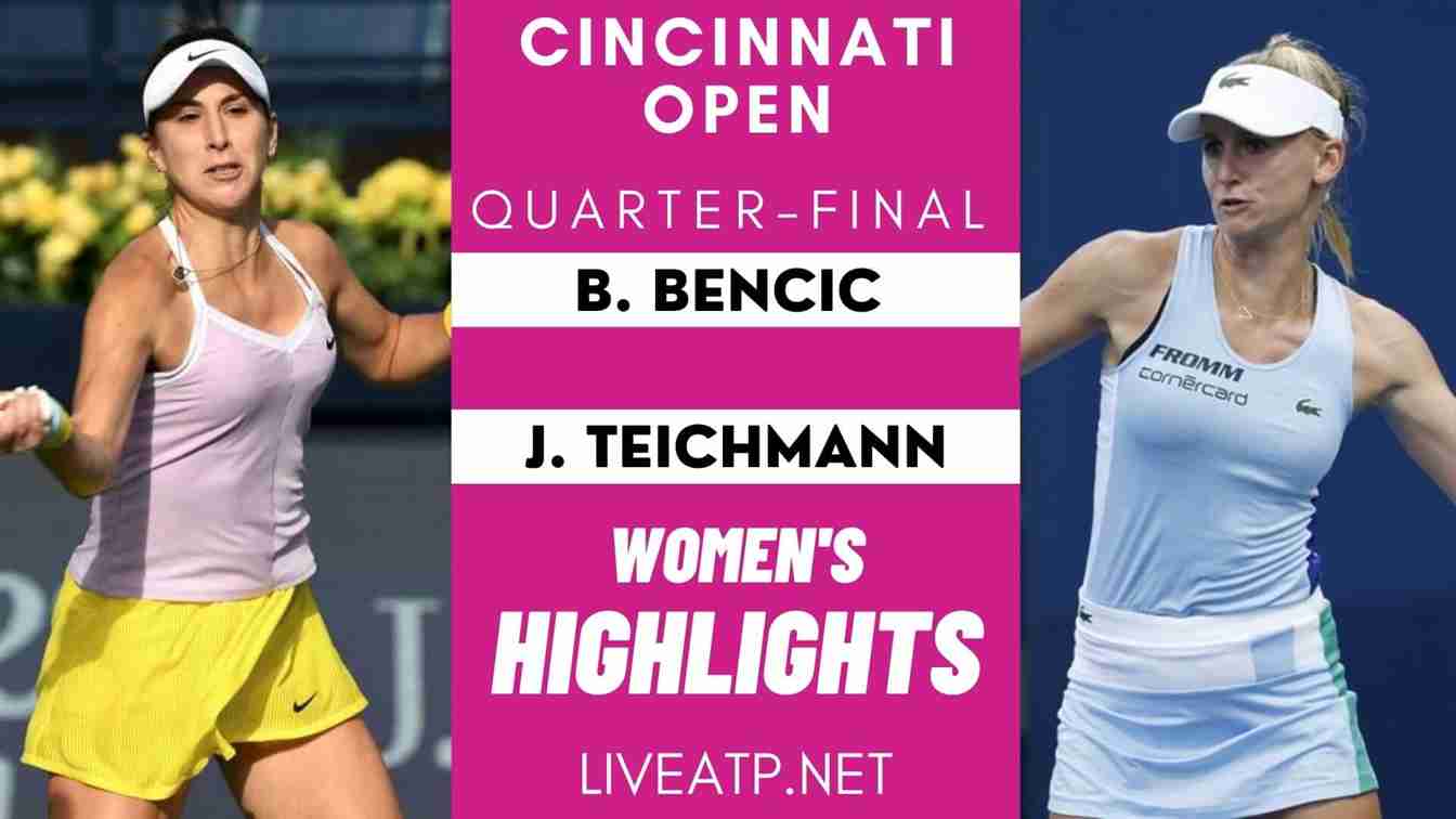 Cincinnati Open Quarter Final 4 Highlights 2021 WTA