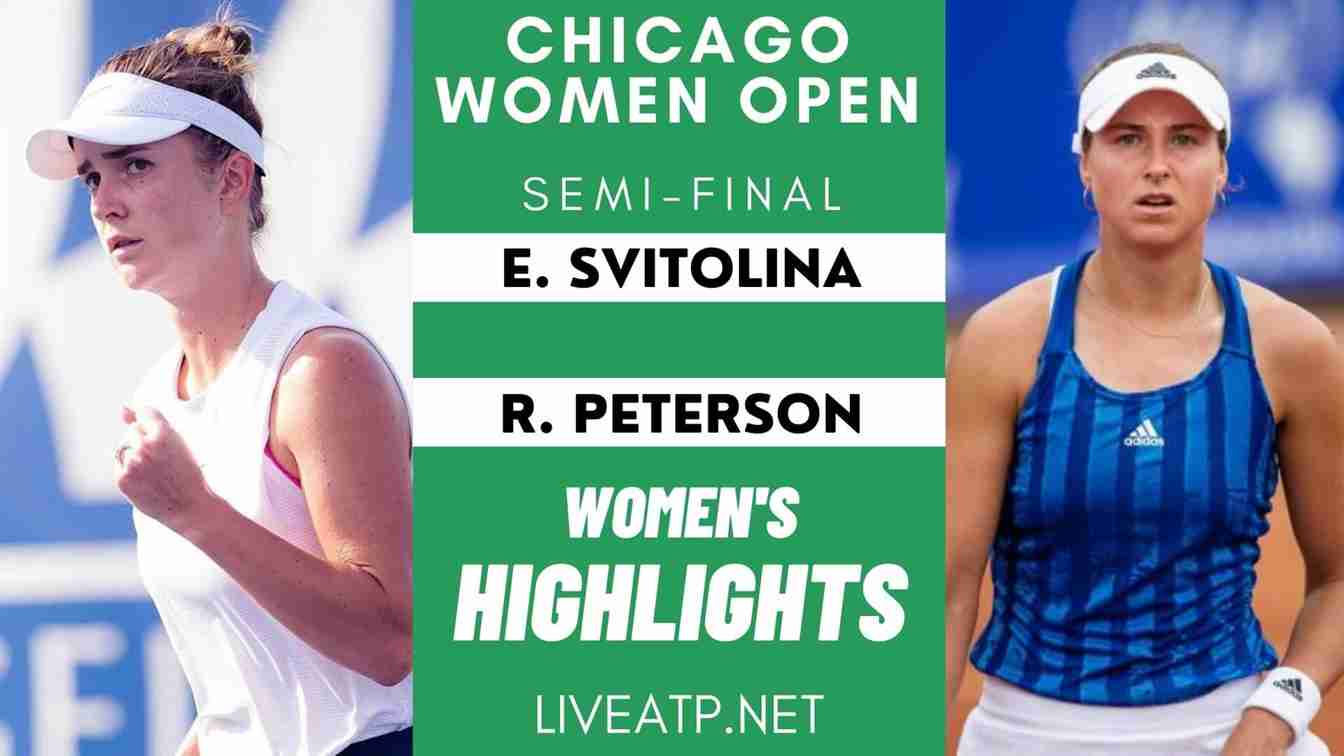 Chicago Women Semi Final 1 Highlights 2021 WTA