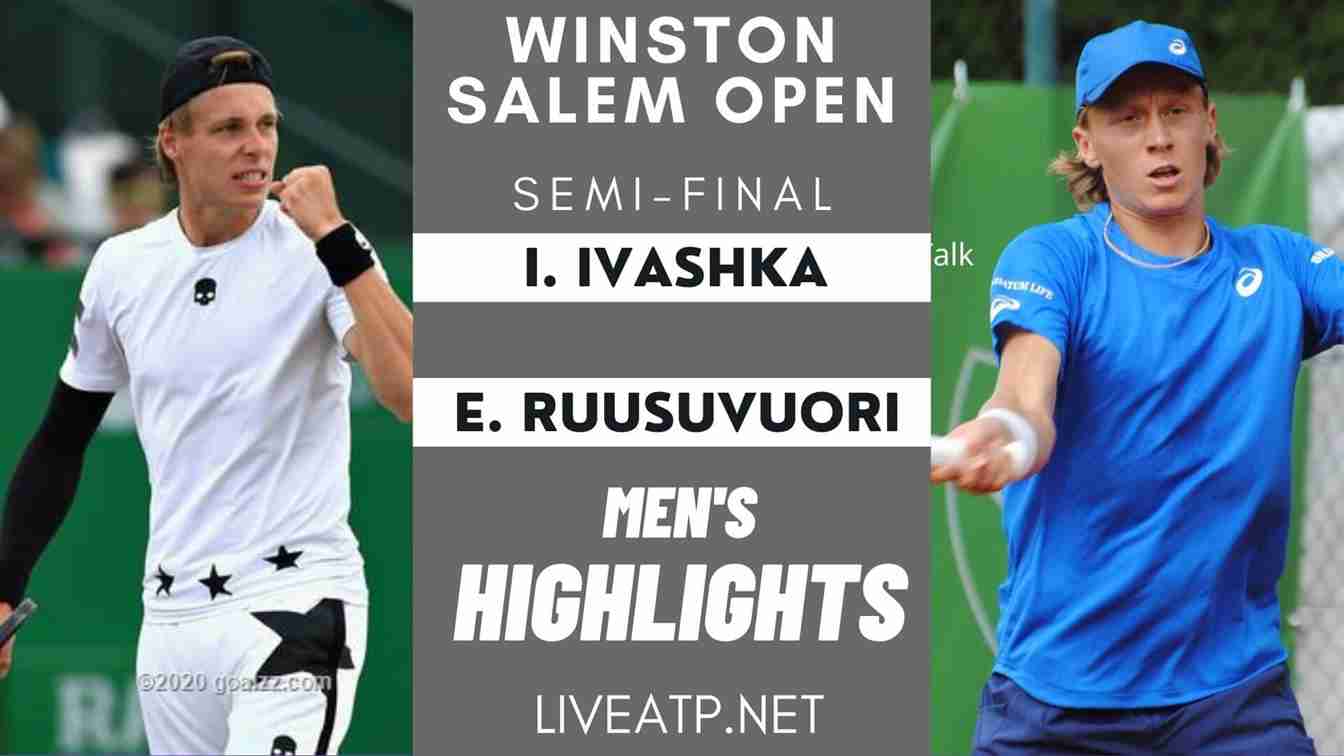 Winston Salem Semi Final 2 Highlights 2021 ATP