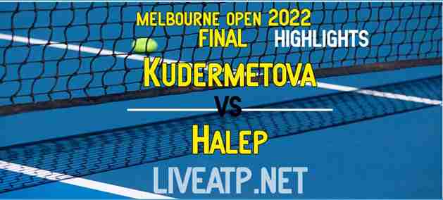 Kudermetova Vs Halep Final 2022 Highlights