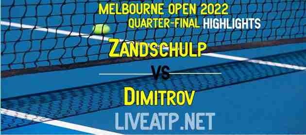 Zandschulp Vs Dimitrov Quarterfinal 2022 Highlights