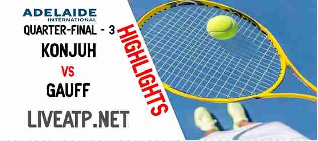 Konjuh Vs Gauff Quarterfinal 2022 Highlights