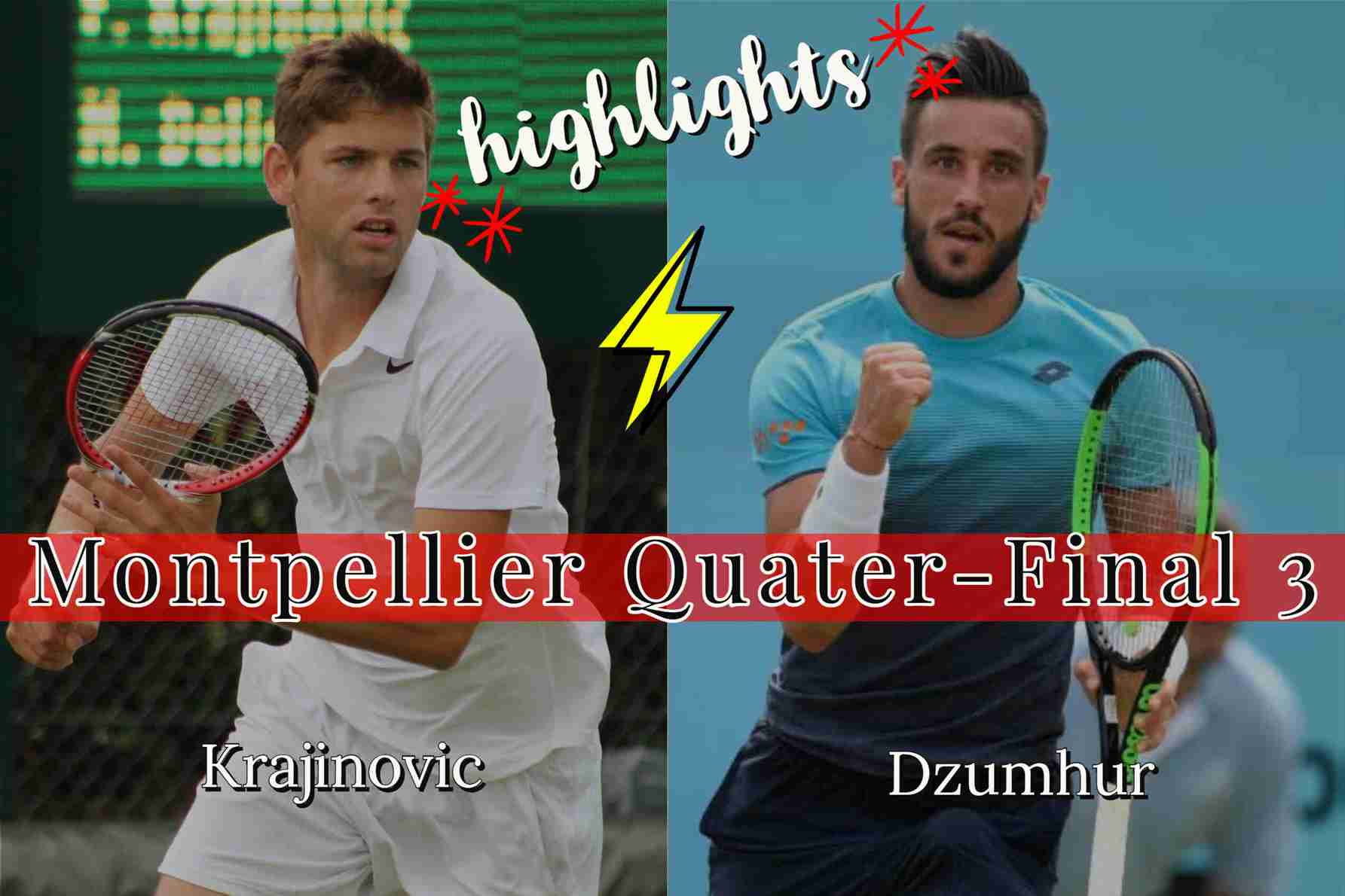 Krajinovic Vs Dzumhur Quarterfinal 2022 Highlights