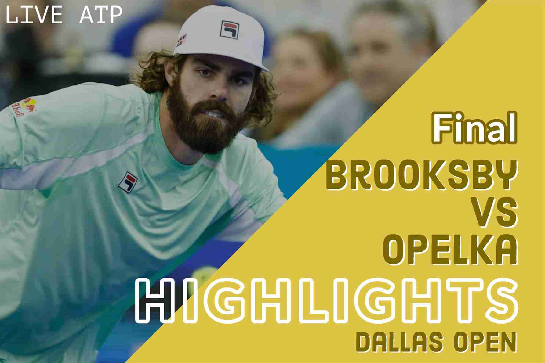 Brooksby Vs Opelka Final 2022 Highlights