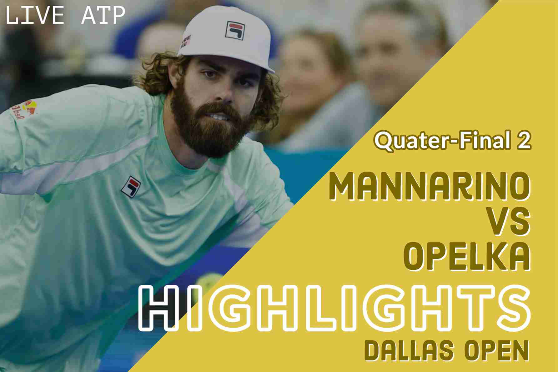 Mannarino Vs Opelka Quarterfinal 2022 Highlights