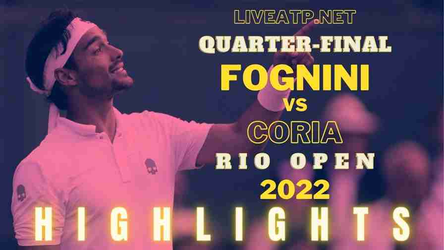 Fognini Vs Coria Quarterfinal 2022 Highlights