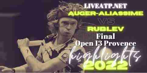Auger Aliassime Vs Rublev Semifinal 2022 Highlights