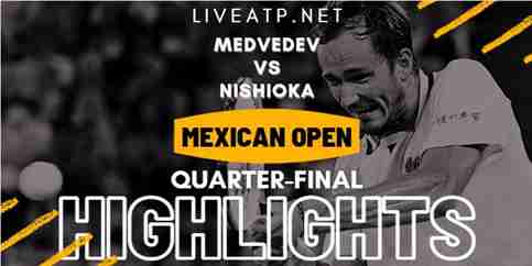 Medvedev Vs Nishioka Quarterfinal 2022 Highlights
