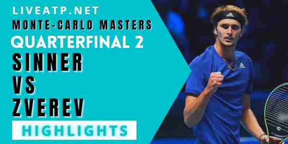 Sinner Vs Zverev Quarterfinal 2022 Highlights