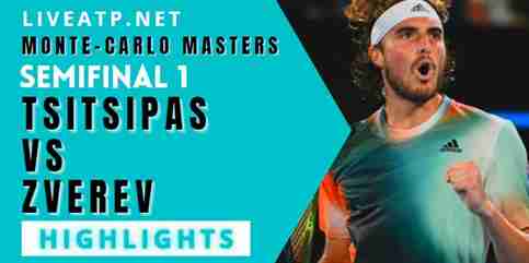 Tsitsipas Vs Zverev Semifinal 2022 Highlights