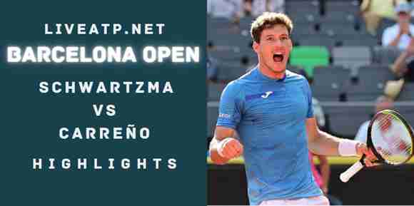Schwartzman Vs Carreno Semifinal 2022 Highlights