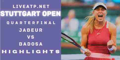 Jabeur Vs Badosa Quarterfinal 2022 Highlights