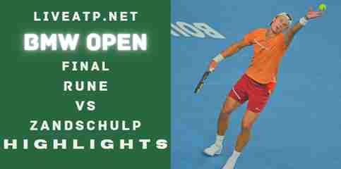 Rune Vs Van De Zandschulp Final 2022 Highlights