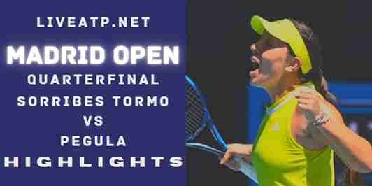 Sorribes Tormo Vs Pegula Quarterfinal 2022 Highlights