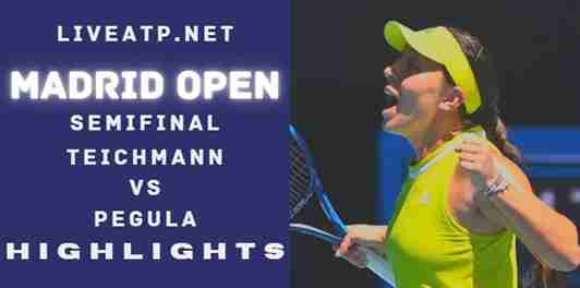 Teichmann Vs Pegula Semifinal 2022 Highlights