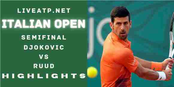 Djokovic Vs Ruud Semifinal 2022 Highlights