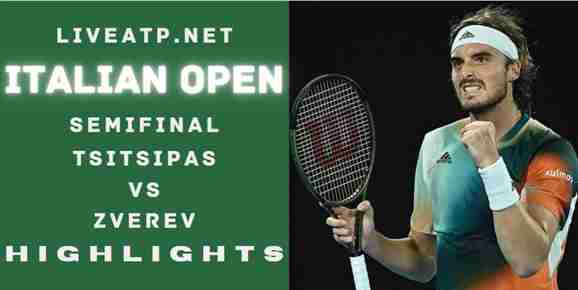 Tsitsipas Vs Zverev Semifinal 2022 Highlights