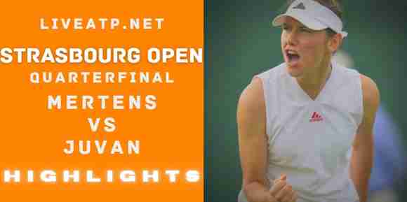 Mertens Vs Juvan Quarterfinal 2022 Highlights