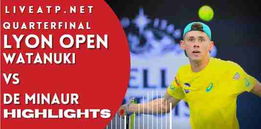 Watanuki Vs De Minaur Quarterfinal 2022 Highlights