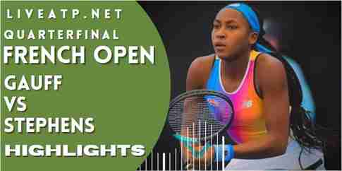 Gauff Vs Stephens Quarterfinal 2022 Highlights