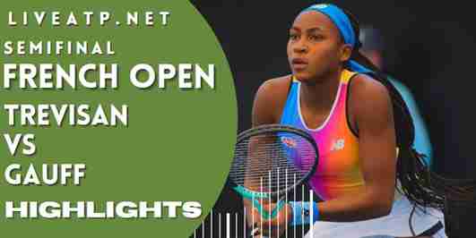 Trevisan Vs Gauff Semifinal 2022 Highlights