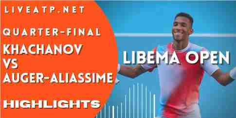 Khachanov Vs Auger Aliassime Quarterfinal 2 2022 Highlights