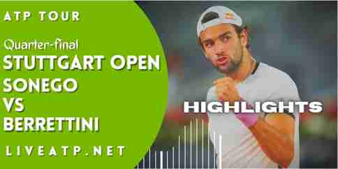 Sonego Vs Berrettini Quarterfinal 3 2022 Highlights