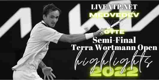 Medvedev Vs Otte Semifinal 2022 Highlights