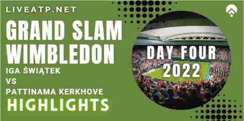Swiatek Vs Kerkhove Day 4 2022 Highlights
