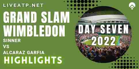 Sinner Vs Alcaraz Garfia Day 7 2022 Highlights
