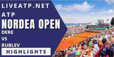 Dere Vs Rublev Quarterfinal 2022 Highlights