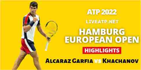 Alcaraz Garfia Vs Khachanov Quarterfinal 22072022 Highlights