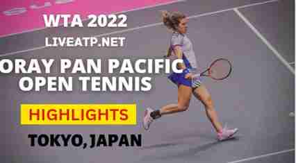 Zheng Vs Kudermetova Japan Open Tennis 24Sep2022 Highlights