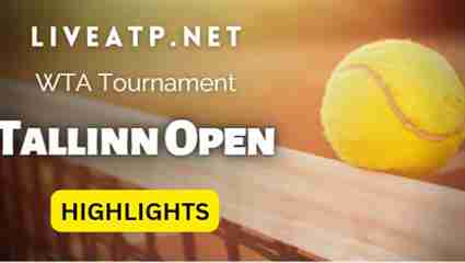 Kontaveit Vs Bonaventure Tallinn Open Tennis 30Sep2022 Highlights