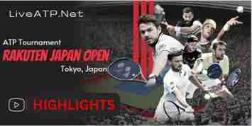 Martinez Vs Kwon Japan Open Tennis Quarterfinal 07Oct2022 Highlights