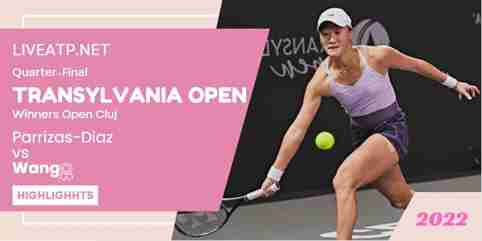Parrizas Diaz Vs Wang Winners Open Tennis Quarterfinal 14Oct2022 Highlights