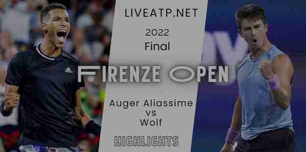 Auger Aliassime Vs Wolf Firenze Open Tennis Final 17Oct2022 Highlights