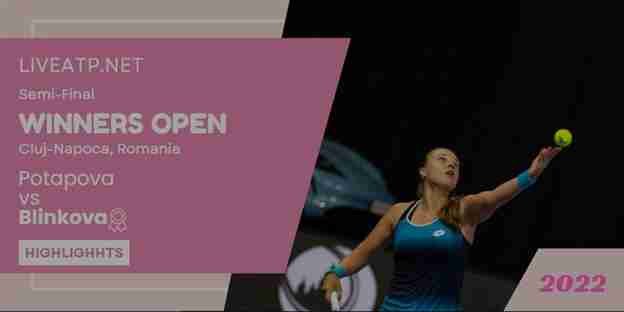 Potapova Vs Blinkova Winners Open Tennis Semifinal 2 15Oct2022 Highlights