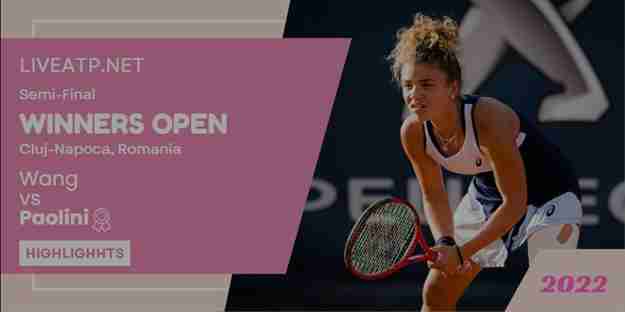 Wang Vs Paolini Winners Open Tennis Semifinal 1 15Oct2022 Highlights