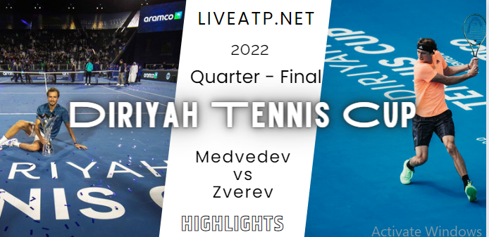 Medvedev Vs Zverev Diriyah Cup Quarterfinal 08Dec2022 Highlights