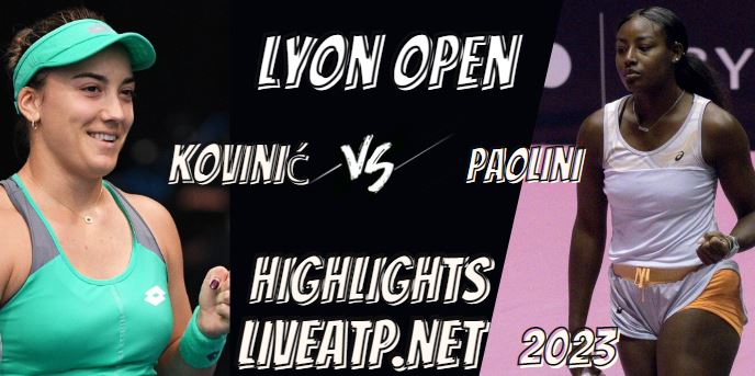 Kovinic Vs Parks Lyon Open Tennis QF 4 03feb2023 Highlights